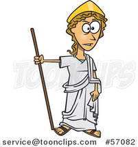 Cartoon Greek Goddess, Hera by Toonaday