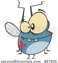 Cartoon Chubby Fly by Toonaday