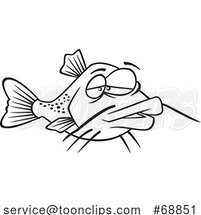 Cartoon Catfish by Toonaday
