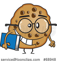 Cartoon Smart Cookie by Toonaday