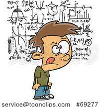 Cartoon Boy Visualizing by Toonaday