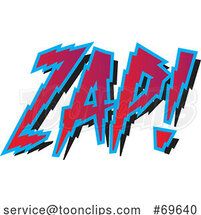 Cartoon Word ZAP by Toonaday