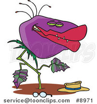 Cartoon Carnivorous Plant by Toonaday