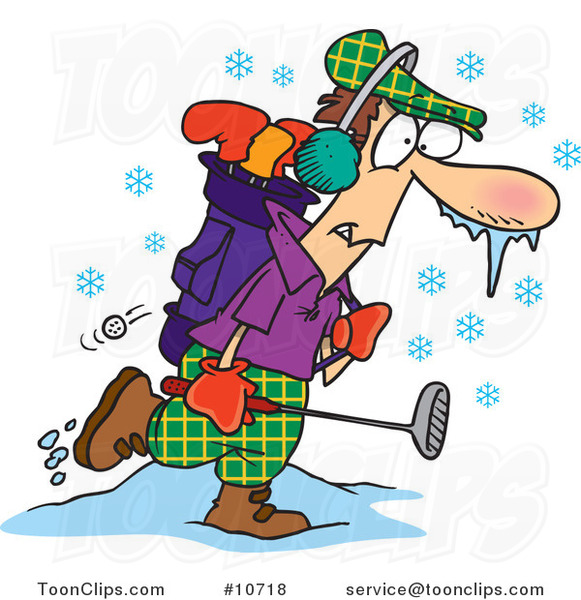winter golf clip art - photo #2