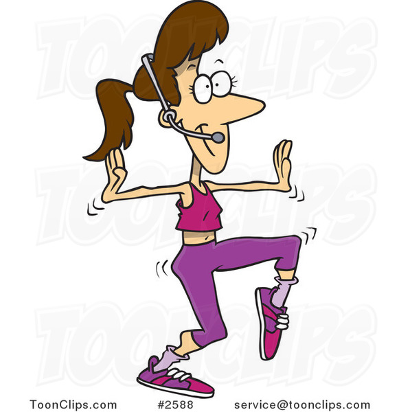 fitness instructor clipart - photo #7