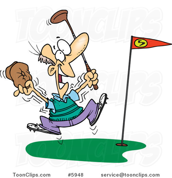 free golf hole in one clip art - photo #29