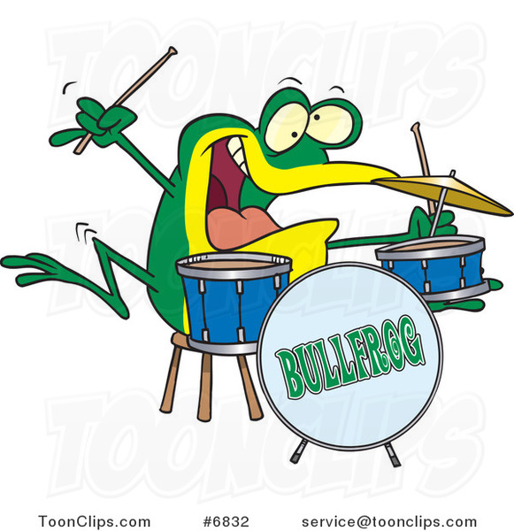 Cartoon Drummer