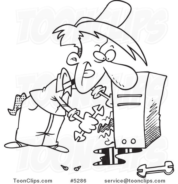 computer guy clipart - photo #10