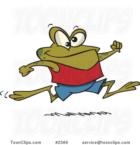 Image result for image of a frog jogging in shorts