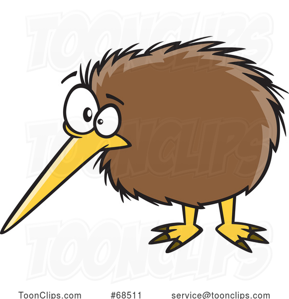 Cartoon Kiwi Bird