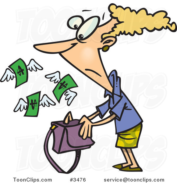 clipart money flying away - photo #36