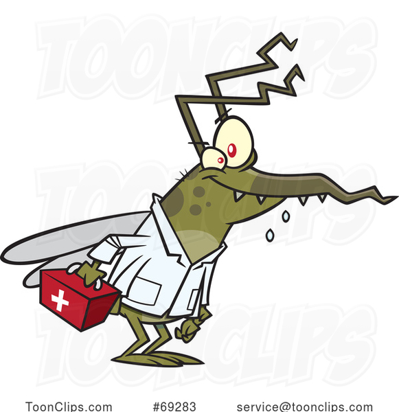 Cartoon Mosquito Doctor