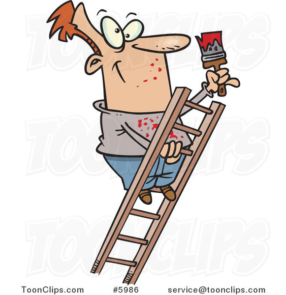 clipart man on ladder - photo #39