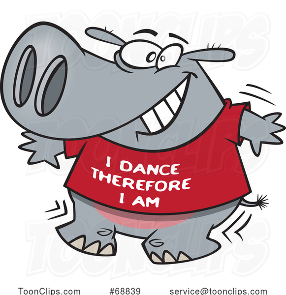 Clipart Cartoon Dancing Hippo By Ron Leishman The Best Porn Website