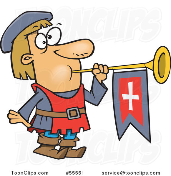 clipart man blowing horn - photo #9