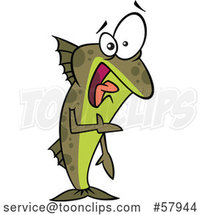 Cartoon Uncomfortable Fish out of Water by Toonaday