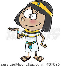 Cartoon Ancient Egyptian Girl by Toonaday