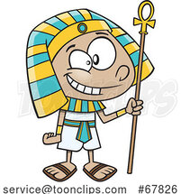 Cartoon Ancient Egyptian Boy by Toonaday