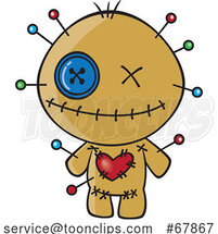 Cartoon Voodoo Doll by Toonaday