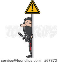 Cartoon Sneaky Ninja by Toonaday
