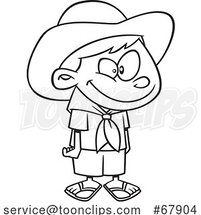 Cartoon Black and White Fillipino Boy by Toonaday