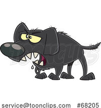 Cartoon Baskerville Hound Dog by Toonaday
