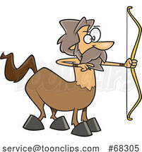 Cartoon Centaur Archer by Toonaday
