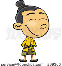 Cartoon Thai Boy by Toonaday