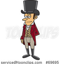 Cartoon Guy Frank Churchill from Jane Austen’s Emma by Toonaday