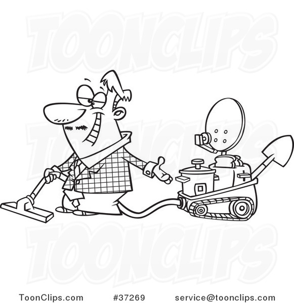 invention clipart black and white