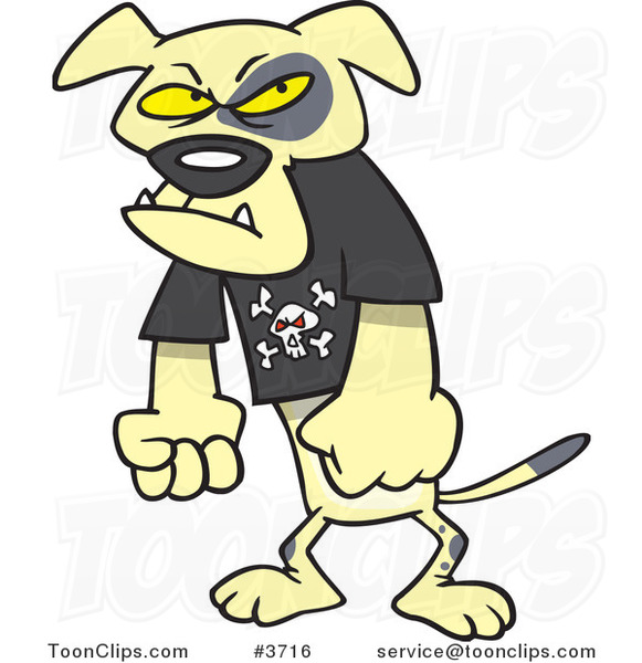 cartoon dog standing