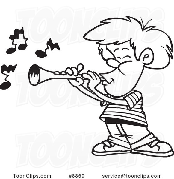 clarinet cartoon