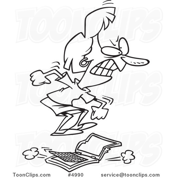 woman stomping clipart