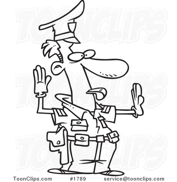 Cartoon Drawing Of A Police Officer | Police officer, Police, Community  helpers police officer