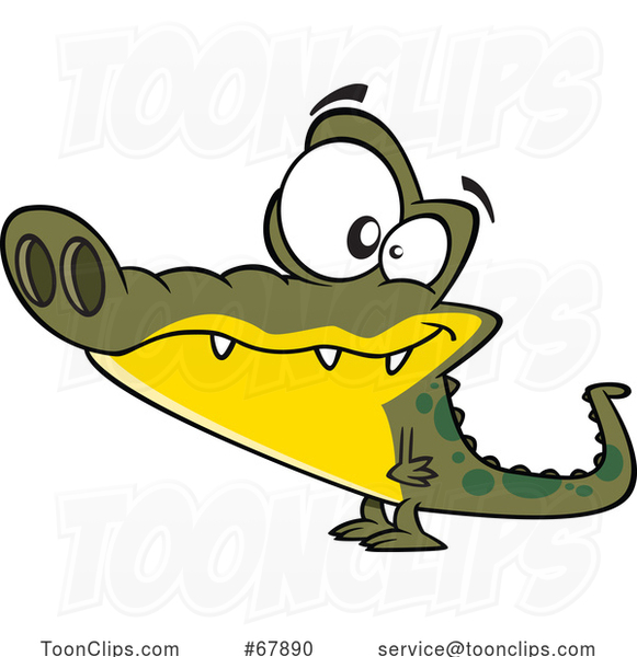 baby crocodile cartoon