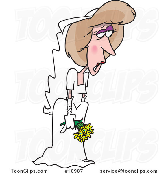 Cartoon Deserted Bride