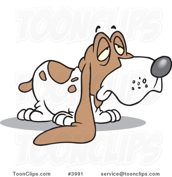 droopy dog cartoon sleepy