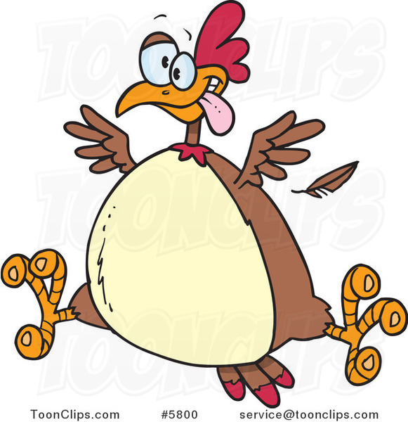 Cartoon Fat Hen
