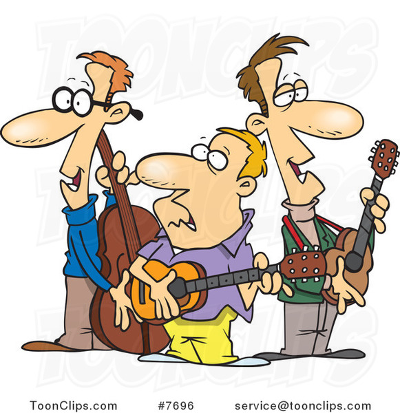 Cartoon Folk Music Band