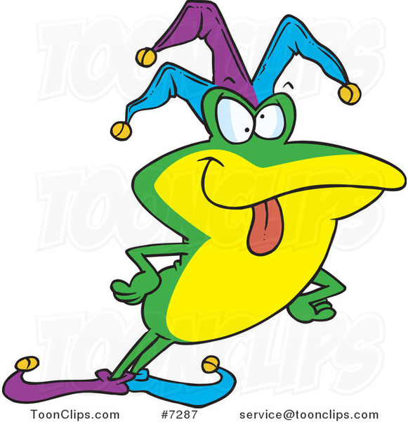Cartoon Frog Fool