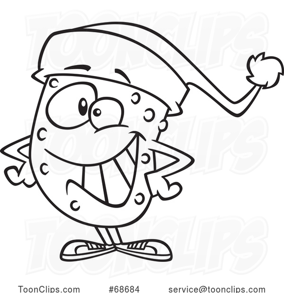 christmas pickle coloring page