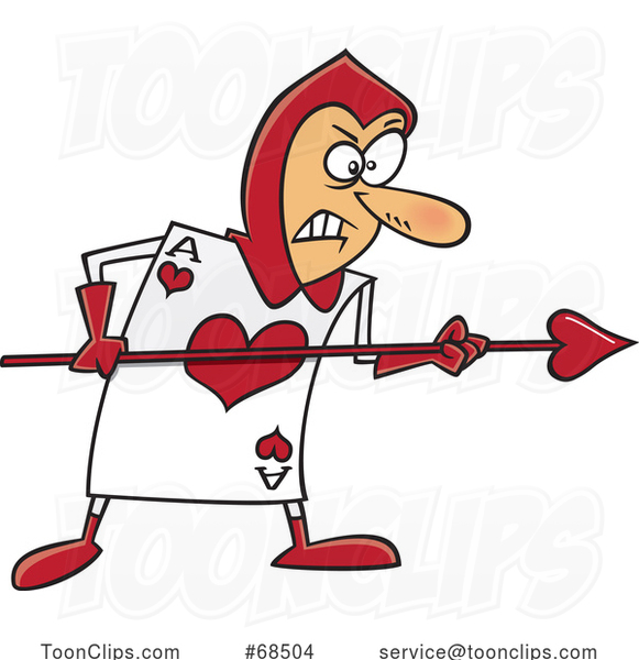 Cartoon Playing Card Soldier #68504 by Ron Leishman