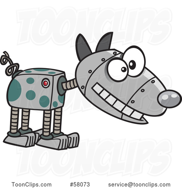 Cartoon Robotic Dog