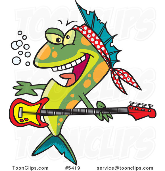 Cartoon Rocker Fish