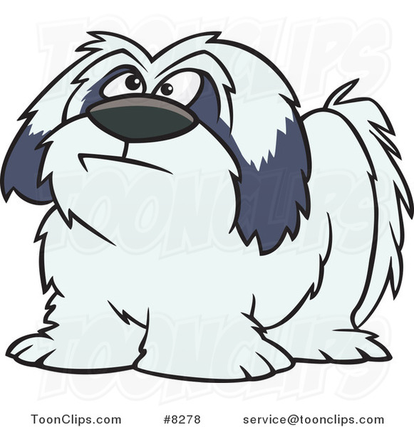 Cartoon Shaggy Dog