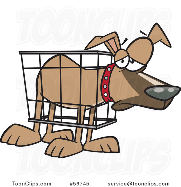 unhappy dog clipart